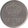  Испания. 25 песет 1983 год. Король Хуан Карлос I. 