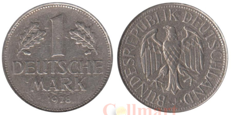  ФРГ. 1 марка 1978 год. (J) 