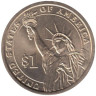  США. 1 доллар 2007 год. 2-й Президент США - Джон Адамс (1797-1801). (D) 