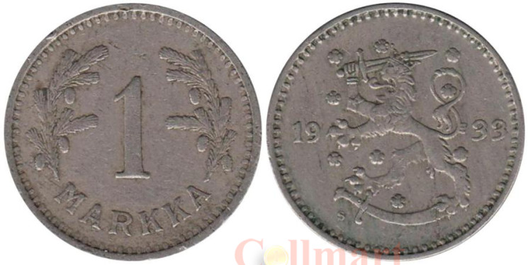  Финляндия. 1 марка 1933 год. 