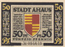  Бона. Германия. Ахаус 50 пфеннигов 1921 год. Нотгельд. (XF) 