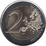  Испания. 2 евро 2022 год. 35 лет программе Эразмус. 