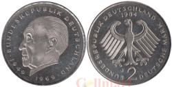 Германия (ФРГ). 2 марки 1984 год. Конрад Аденауэр, 20 лет Федеративной Республике (1949-1969). (J)
