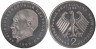  ФРГ. 2 марки 1984 год. Конрад Аденауэр, 20 лет Федеративной Республике (1949-1969). (J) 