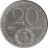  ГДР. 20 марок 1973 год. Отто Гротеволь. 