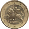  Литва. 10 евроцентов 2021 год. 