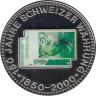  Швейцария. Монетовидный жетон 2000 год. 150 лет единой денежной системе. 50 франков. 