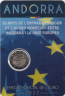  Андорра. 2 евро 2022 год. 10 лет вступлению в силу валютного соглашения между Андоррой и Евросоюзом. 