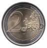  Литва. 2 евро 2015 год. 30 лет флагу Европейского союза. 