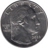  США. 25 центов 2023 год. 9-я монета. Американские женщины - Джовита Идар. (P) 