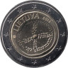  Литва. 2 евро 2016 год. Балтийская Культура. 
