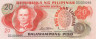  Бона. Филиппины 20 песо 1974 год. Мануэль Кесон. (Пресс) 
