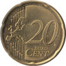  Финляндия. 20 евроцентов 2013 год. Геральдический лев. 