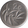  Мальта. 2 цента 1991 год. Оливковая ветвь. 