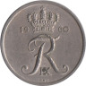  Дания. 10 эре 1960 год. Король Фредерик IX. (новый тип) 