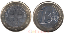 Кипр. 1 евро 2008 год. Помосский идол.