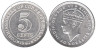  Малайя. 5 центов 1941 год. Отметка монетного двора "I" - Калькута. 