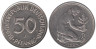 ФРГ. 50 пфеннигов 1986 год. (J) 