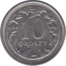  Польша. 10 грошей 2010 год. Герб. 