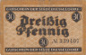  Бона. Германия. Дюссельдорф 30 пфеннигов 1921 год. Нотгельд. (F) 