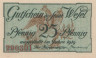  Бона. Германия. Везель 25 пфеннигов 1919 год. Нотгельд. (XF) 