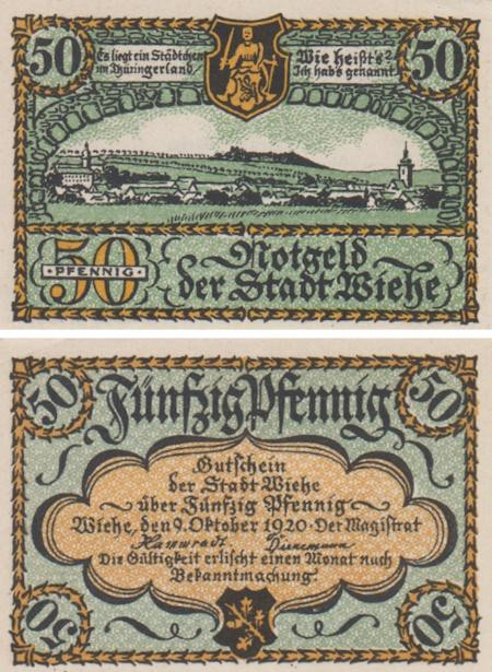  Бона. Германия. Виэ 50 пфеннигов 1920 год. Нотгельд. (XF) 