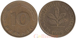ФРГ. 10 пфеннигов 1989 год. (J)