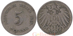 Германская империя. 5 пфеннигов 1898 год. (G)