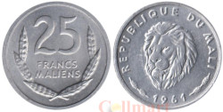 Мали. 25 франков 1961 год. Лев.