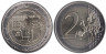  Австрия. 2 евро 2016 год. 200 лет Национальному банку. 