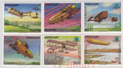Набор марок. Парагвай. 200 лет авиации. 6 марок.