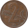  Швейцария. 2 раппена 1954 год. 