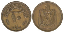 Египет. 10 мильемов 1960 год.