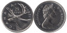  Канада. 25 центов 1971 год. Северный олень. (AU) 