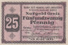  Бона. Германия. Грайц 25 пфеннигов 1919 год. Нотгельд. (XF) 