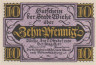  Бона. Германия. Виэ 10 пфеннигов 1920 год. Нотгельд. (XF) 