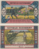  Бона. Германия. Зуксдорф 25 пфеннигов 1921 год (вариант 2). Нотгельд. (XF) 