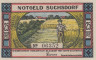  Бона. Германия. Зуксдорф 25 пфеннигов 1921 год (вариант 2). Нотгельд. (XF) 