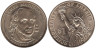  США. 1 доллар 2007 год. 4-й Президент США - Джеймс Мэдисон (1809-1817). (D) 