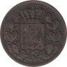  Бавария. 1 пфенниг 1866 год. 