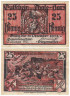 Бона. Германия. Тале 25 пфеннигов 1921 год. Нотгельд. (VF) 