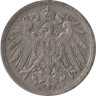  Германская империя. 10 пфеннигов 1908 год. (A) 