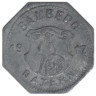  Германия. Бамберг. 10 пфеннигов 1917 год. Нотгельд. 