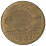  Данциг. 5 пфеннигов 1932 год. Рыба. 