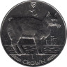  Остров Мэн. 1 крона 1988 год. Кошки - Мэнкс. 