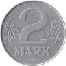  ГДР. 2 марки 1975 год. 