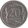  Польша. 20 грошей 2007 год. Герб. 