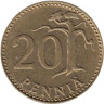  Финляндия. 20 пенни 1982 год. 