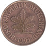  ФРГ. 5 пфеннигов 1991 год. (G) 