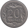  Польша. 20 грошей 2005 год. Герб. 